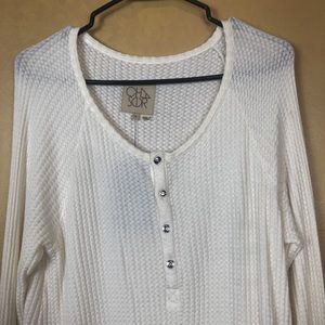 Chaser white sweater size medium